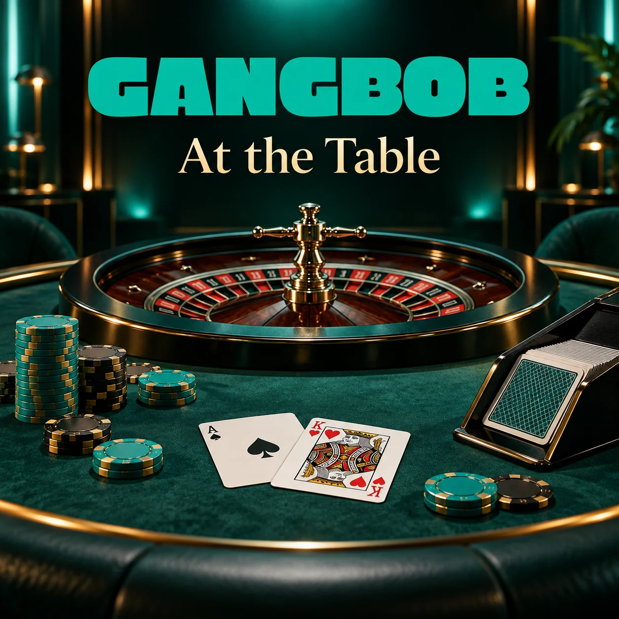 At the table